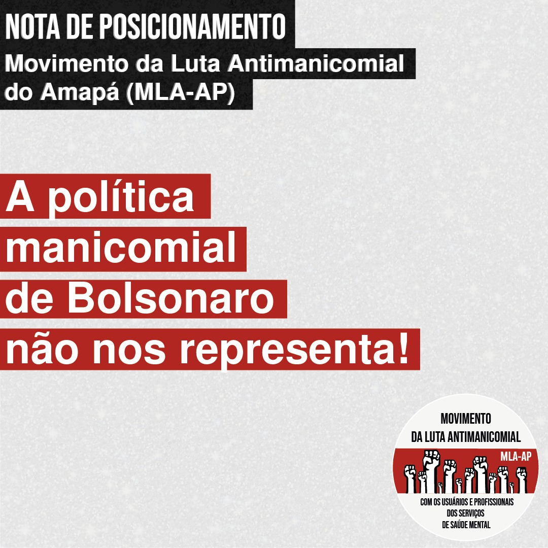 Nota de posicionamento referente à audiência pública “Políticas públicas de saúde mental e drogas no Amapá”