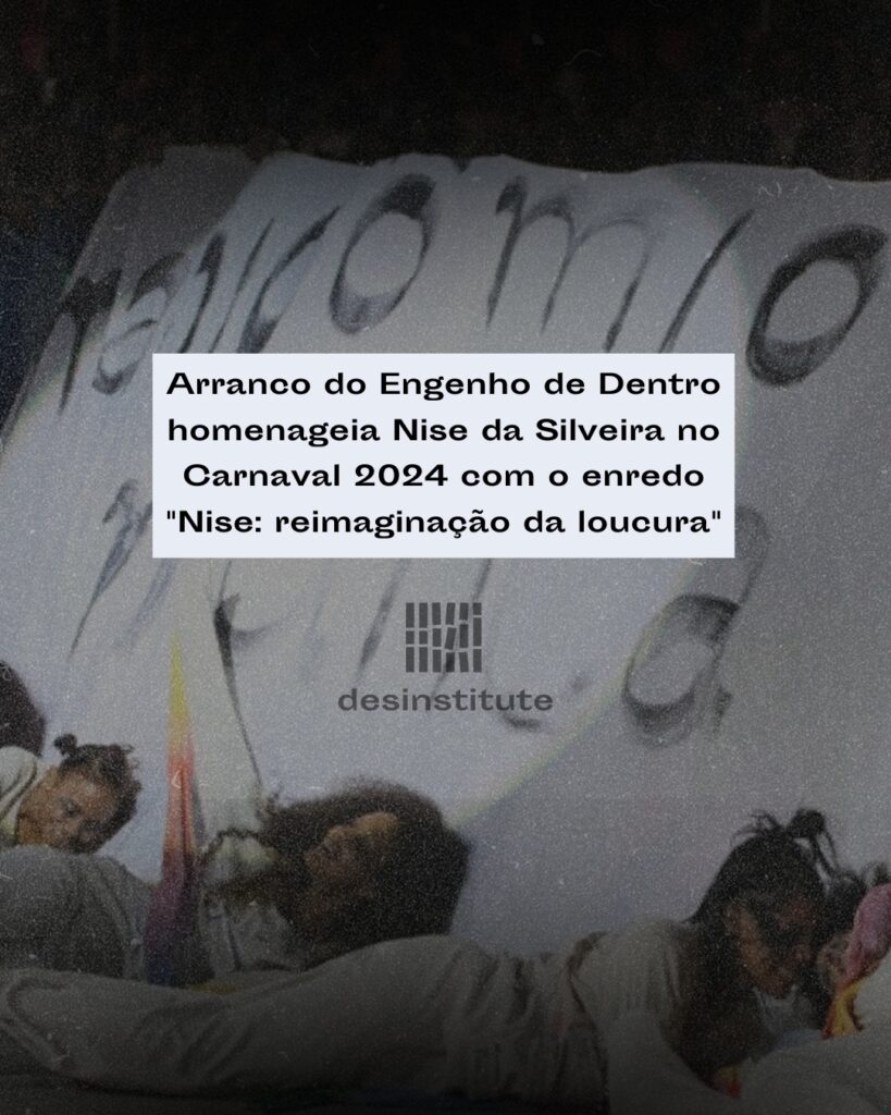 Arranco do Engenho de Dentro homenageia Nise da Silveira no Carnaval 2024