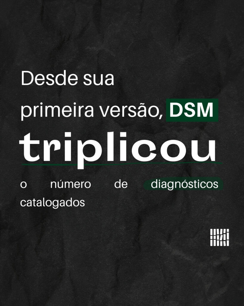 Desde sua primeira versão, DSM triplicou o número de diagnósticos catalogados