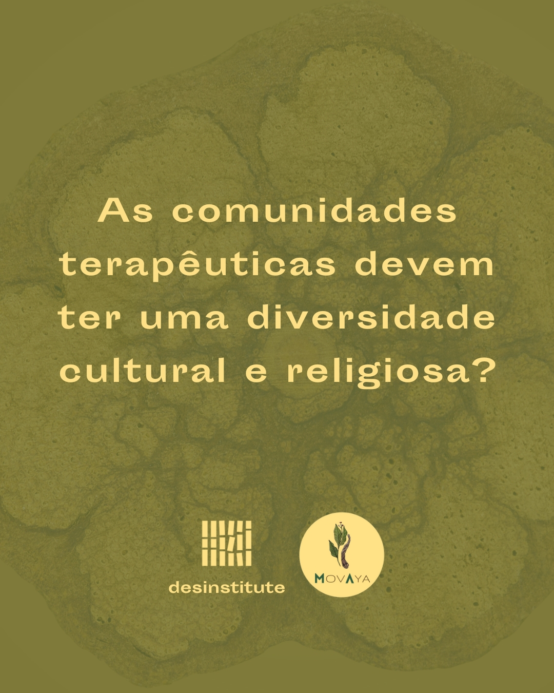 As comunidades terapêuticas devem ter uma diversidade cultural e religiosa?