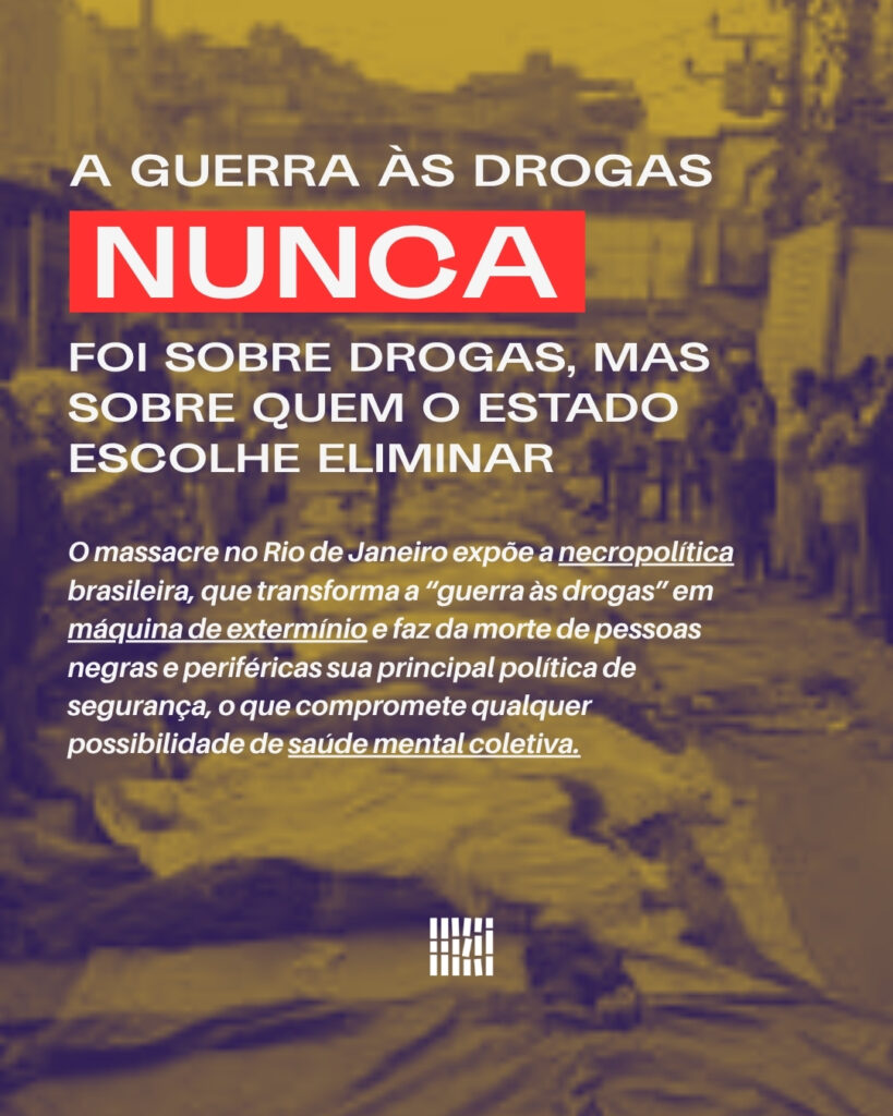 A guerra às drogas nunca foi sobre drogas, mas sobre quem o Estado escolhe eliminar