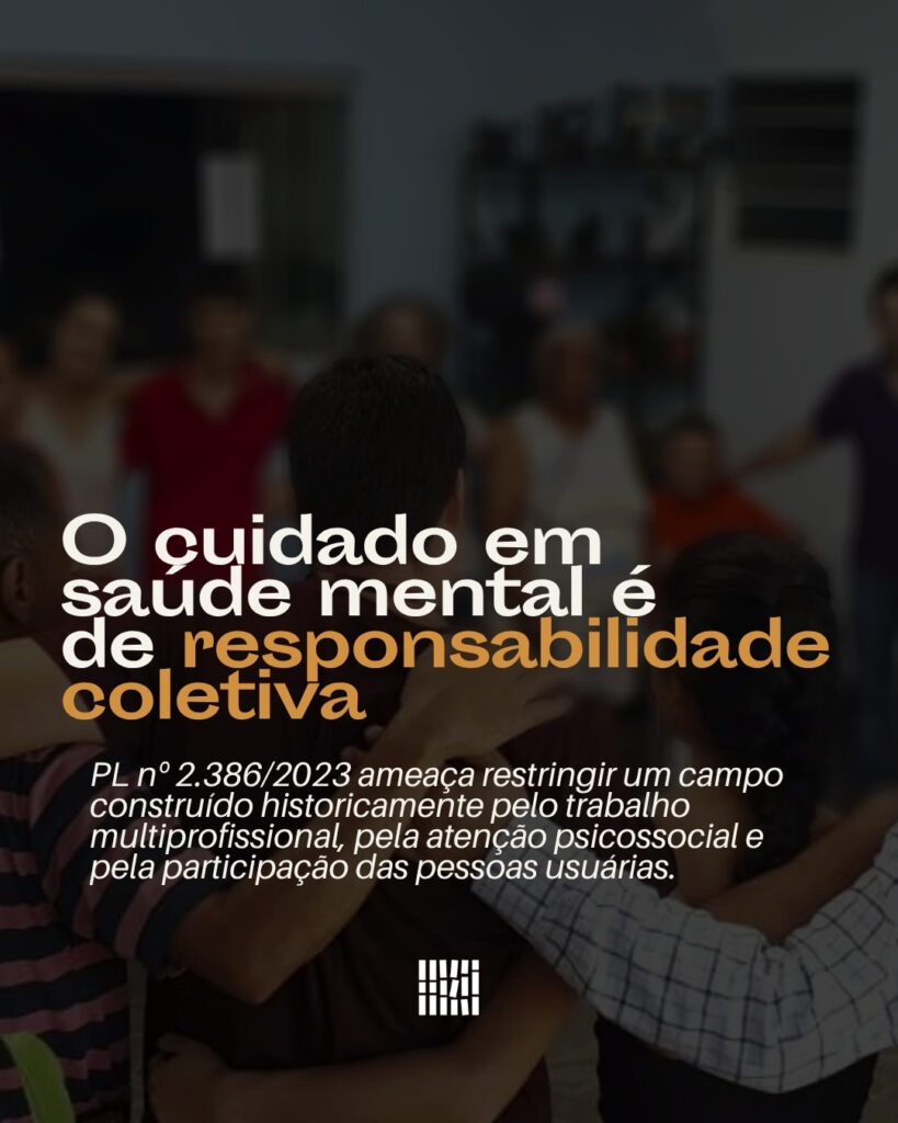 O cuidado em saúde mental é de responsabilidade coletiva